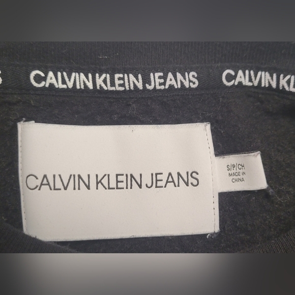 Calvin klein long crew neck sweat shirt - Picture 5 of 7
